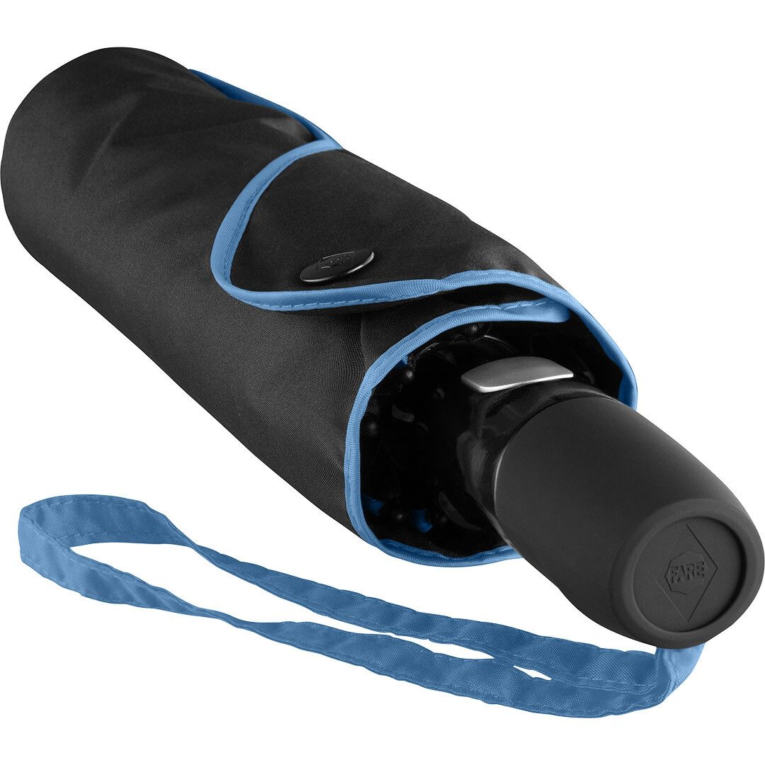 AOC-Oversize-Taschenschirm FARE® Seam Ø104 cm - schwarz - blau-521