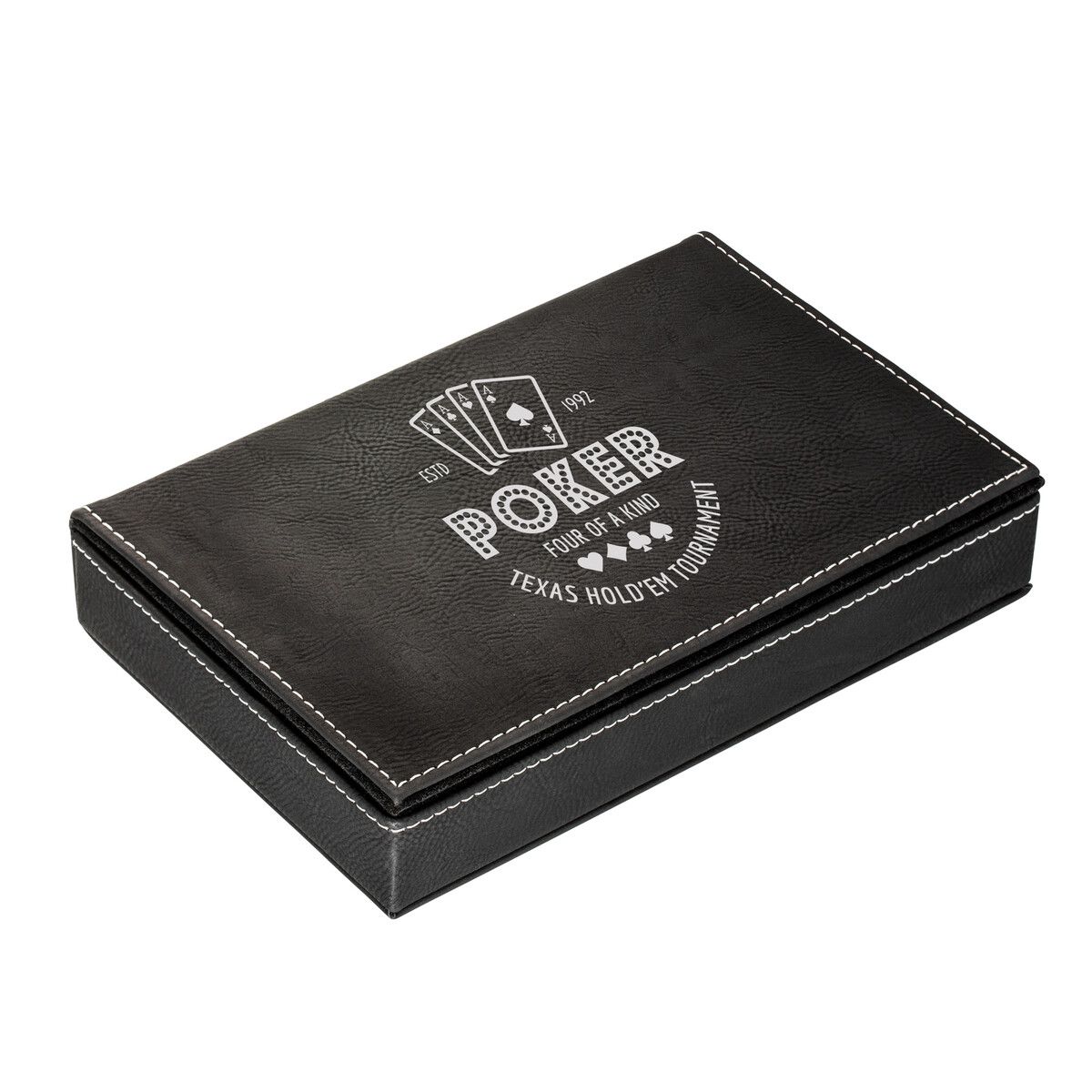 Spielkarten-Set mit Box RE98-SALAMINA - schwarz-458
