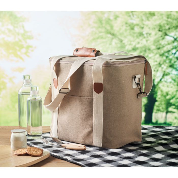 Große Kühltasche Canvas KECIL LARGE - beige-290