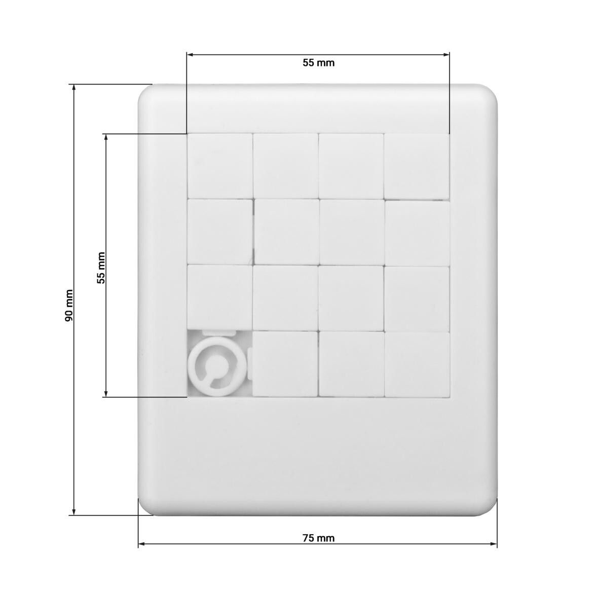 Schiebepuzzle Frame 15 - weiß-200