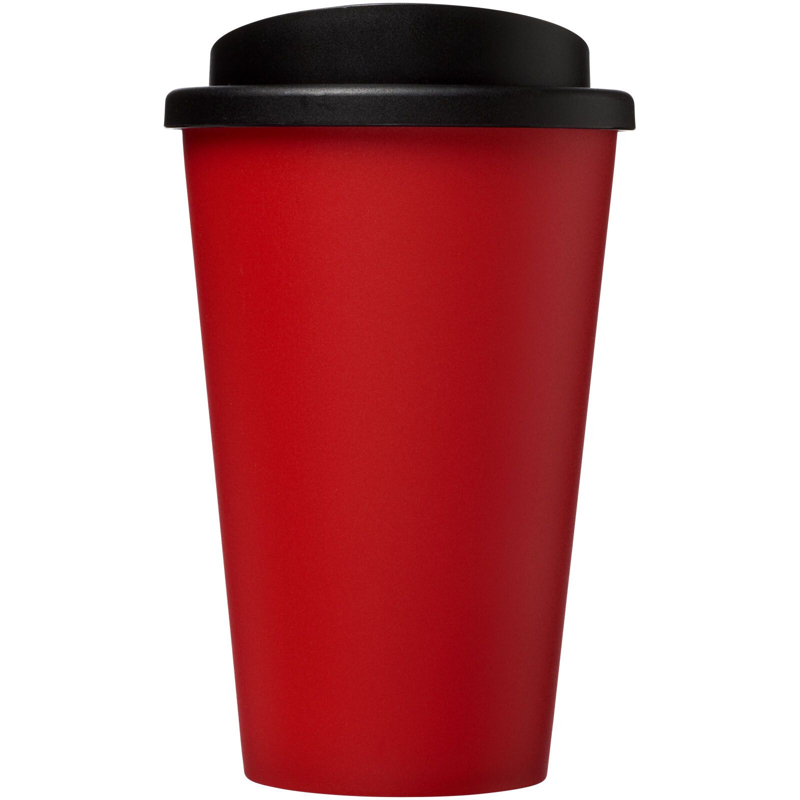 Americano 350 ml Isolierbecher - schwarz -  rot-621