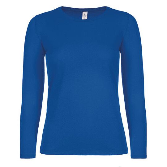 Women´s T-Shirt #E150 Long Sleeve für Damen - royal blue - L-355