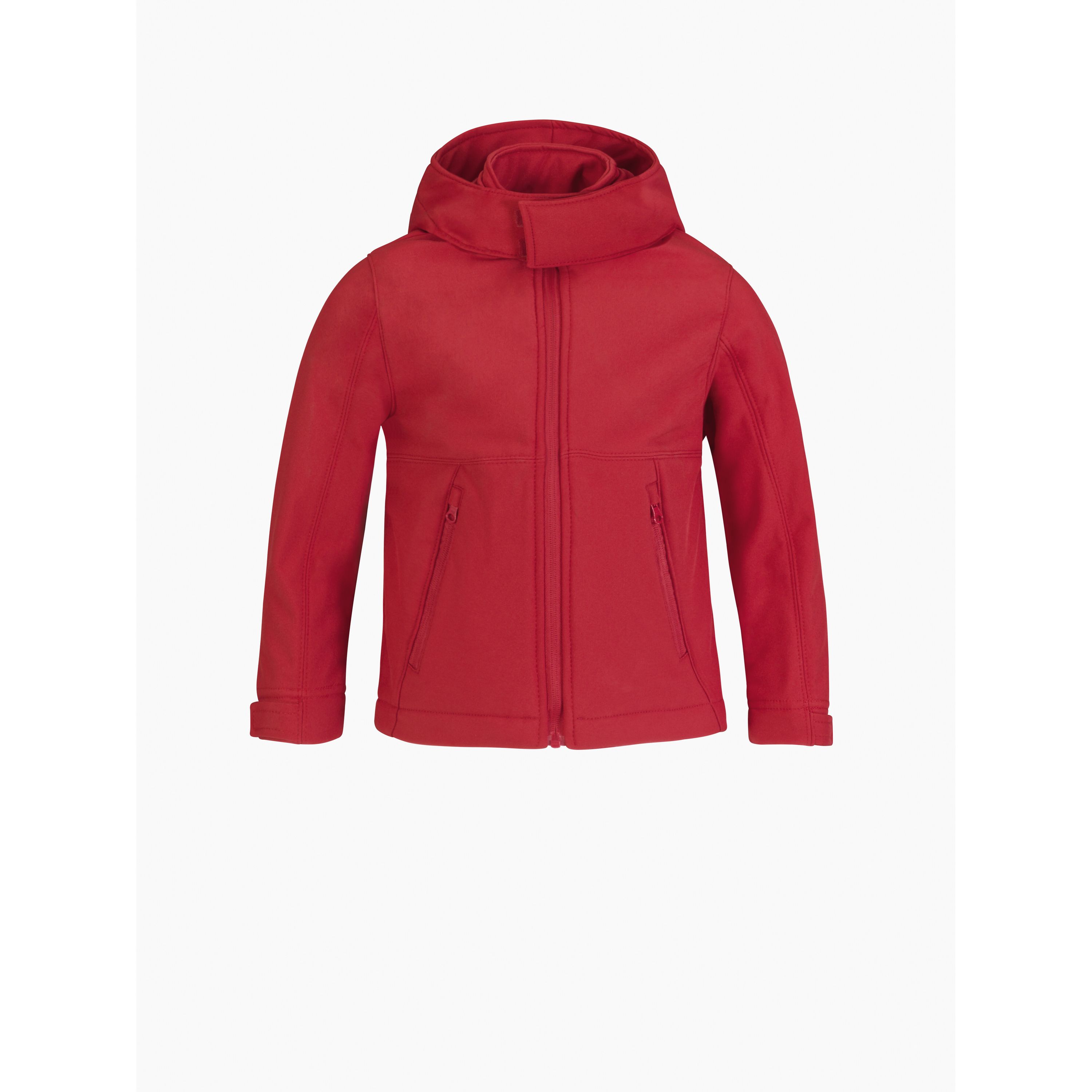 Kids´ Hooded Softshell Jacket - azure - 5/6 (110/116)-193