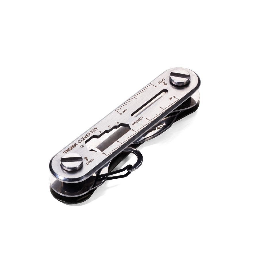 Troika Schlüssel Organizer Troika CLEVER KEY - silber - titanfarben-788