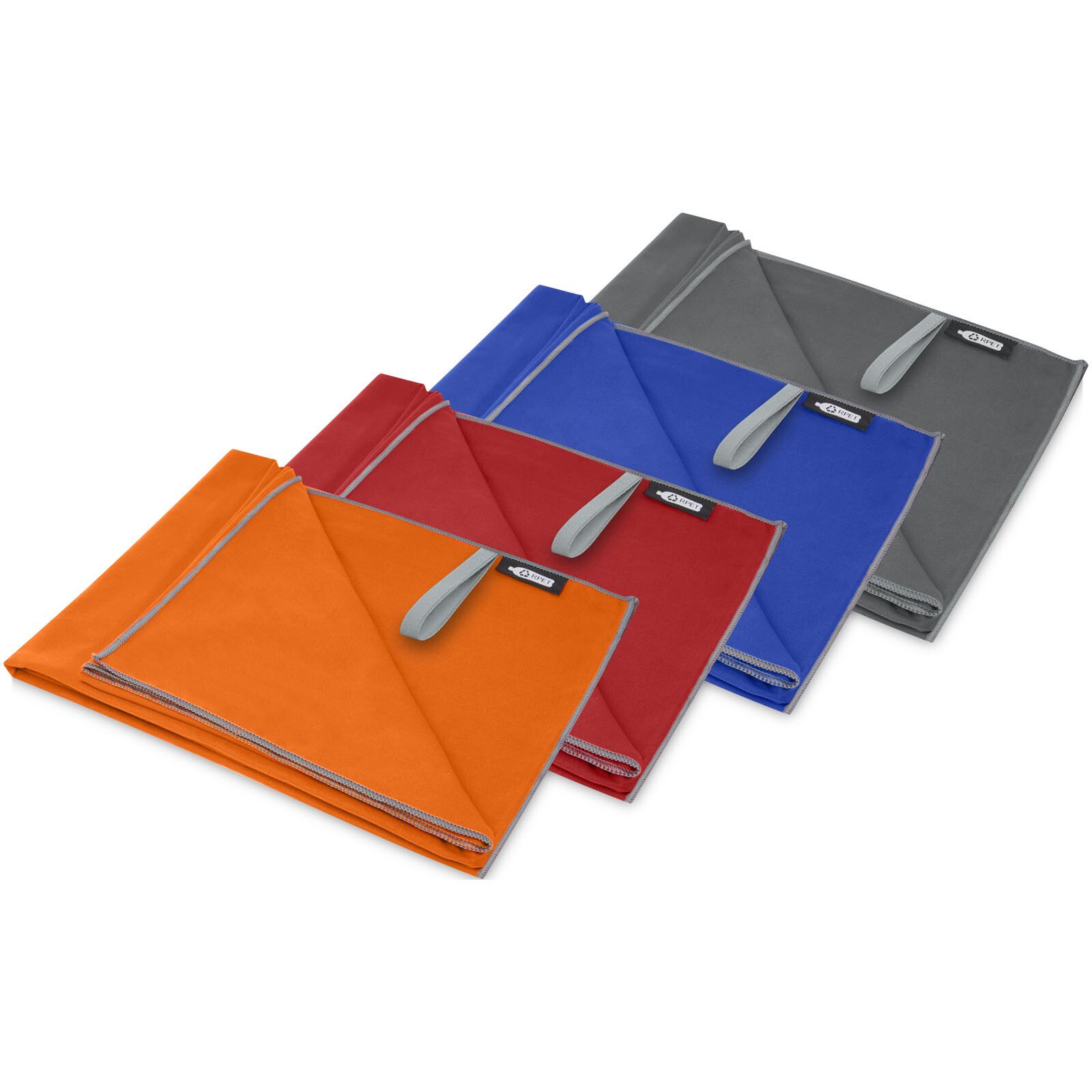 Pieter ultraleichtes und schnell trocknendes Handtuch aus rPET 130 x 80 cm - orange-372