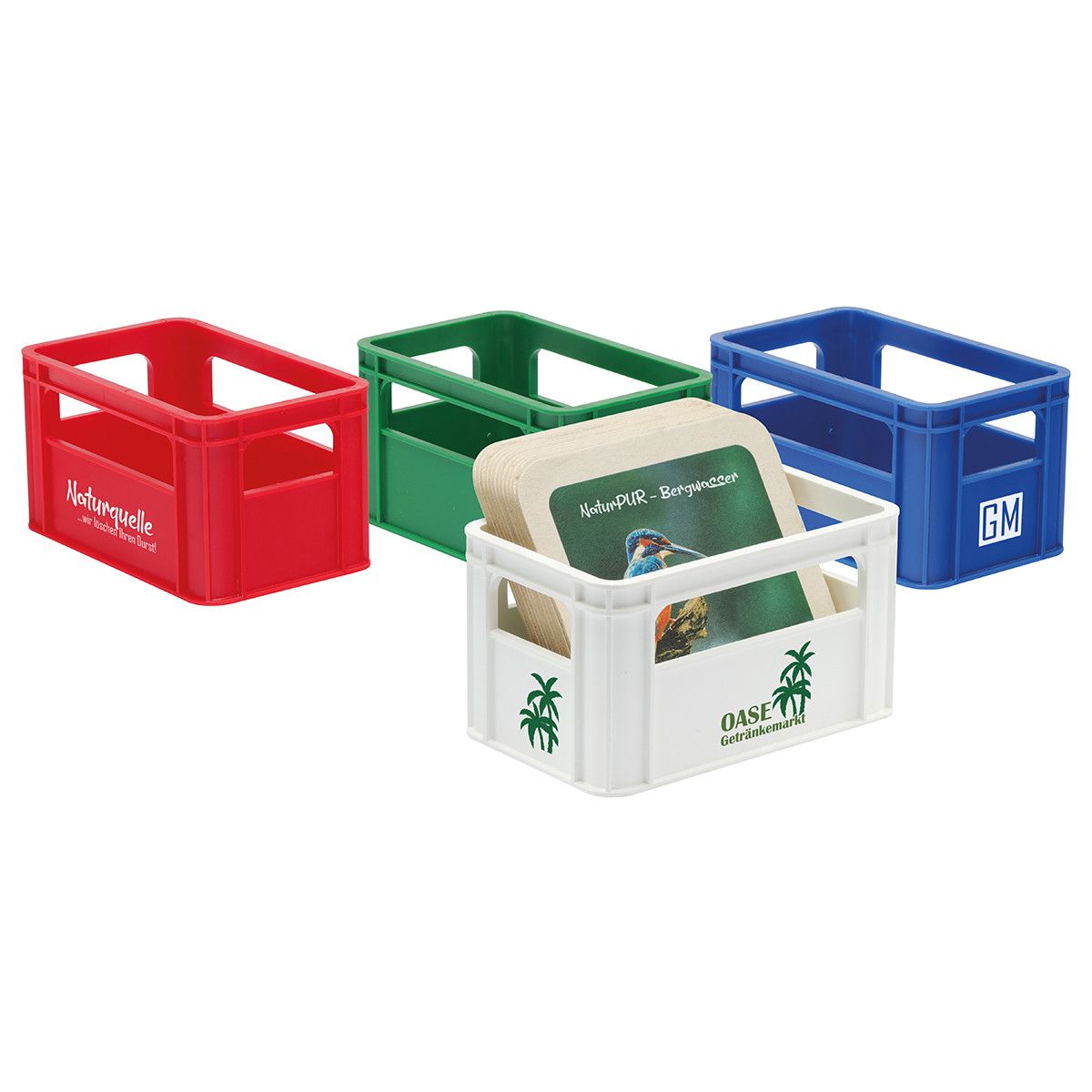 Zettelbox Getränkekasten - weiß-842