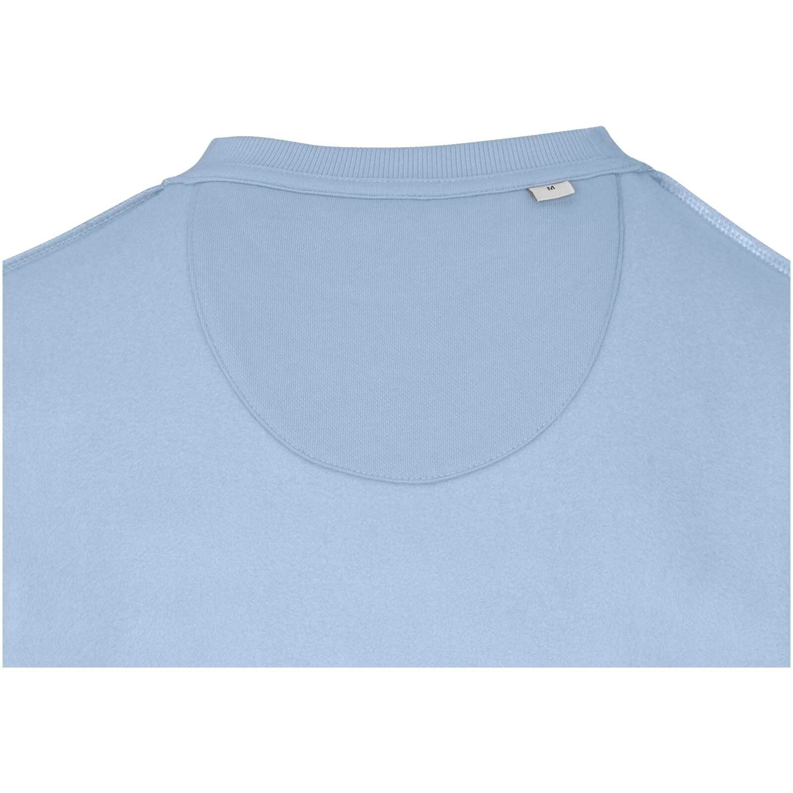 Jasper 280 g/m² Pullover mit Rundhalsausschnitt aus recycelter Bio Baumwolle (OCS), unisex - nebelblau-131