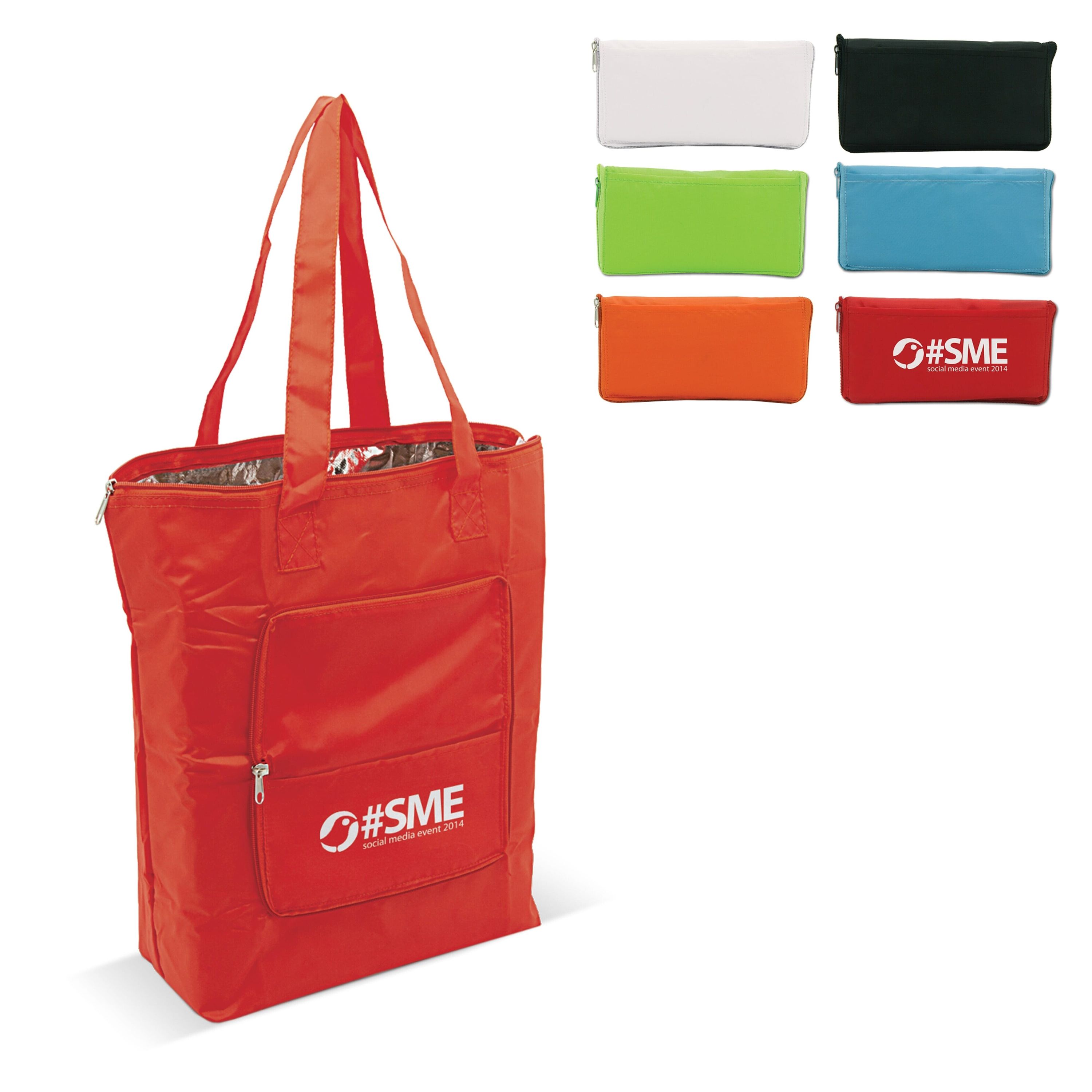 Faltbare Kühltasche - hellblau-350