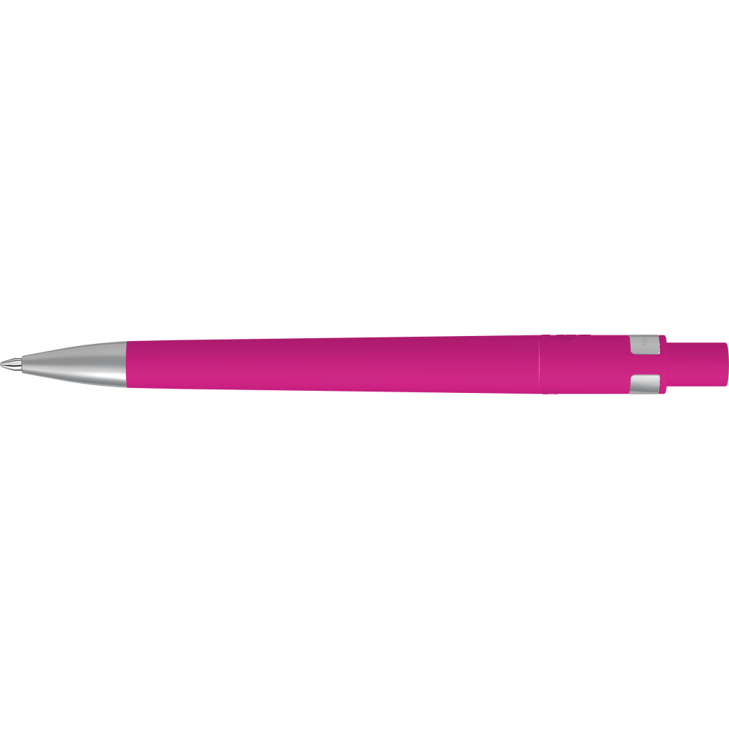 Recycled Pet Pen Core Si Gum Druckkugelschreiber - magenta-314