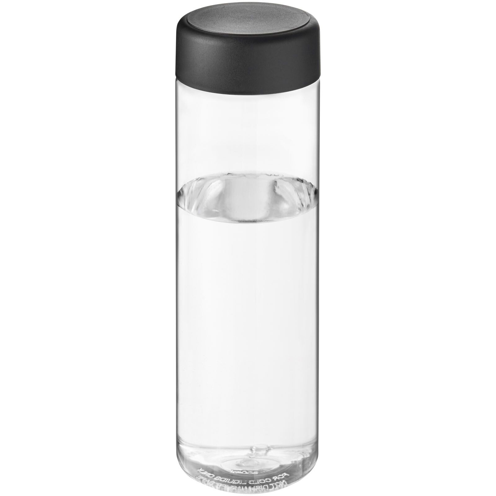 H2O Active Vibe 850 ml Sportflasche mit Drehdeckel - transparent -  schwarz-786