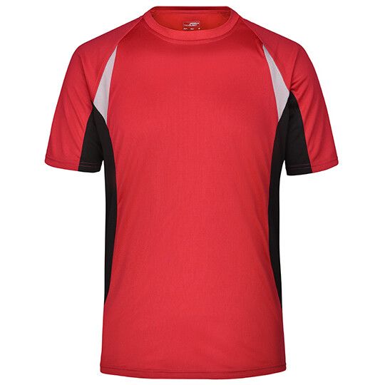 Men´s Running-T - red - black-544