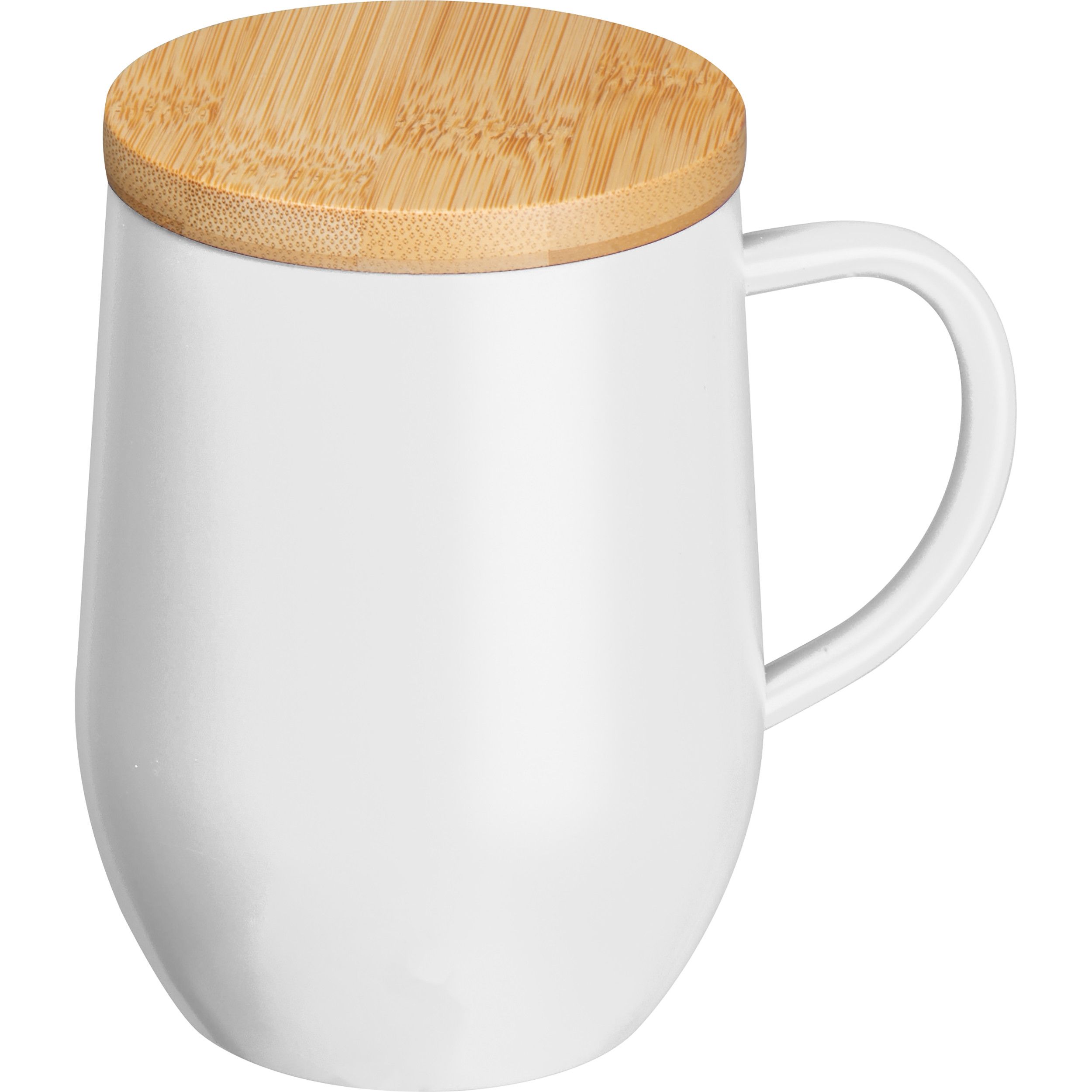 Doppelwandige Tasse, 300 ml - weiß-334