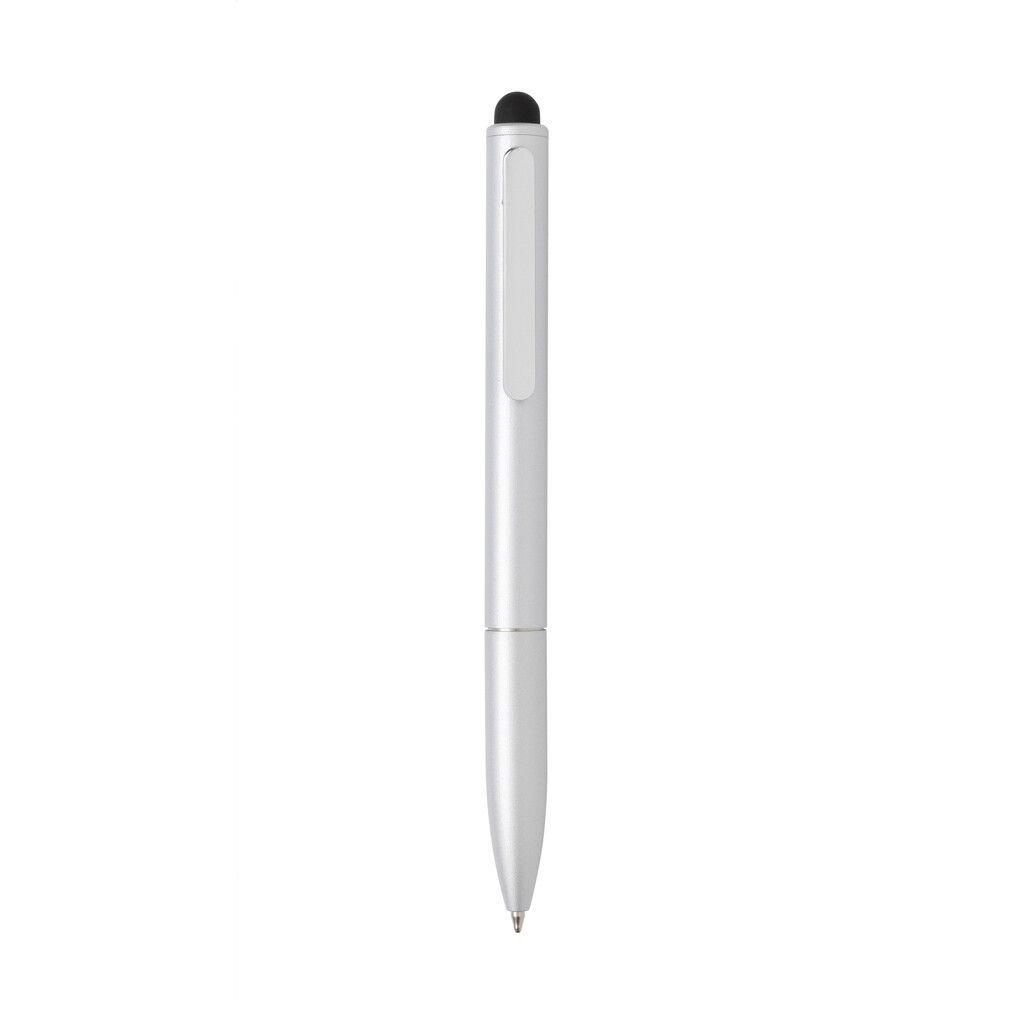 Kymi Stift mit Stylus aus RCS recyceltem Aluminum - silber-734