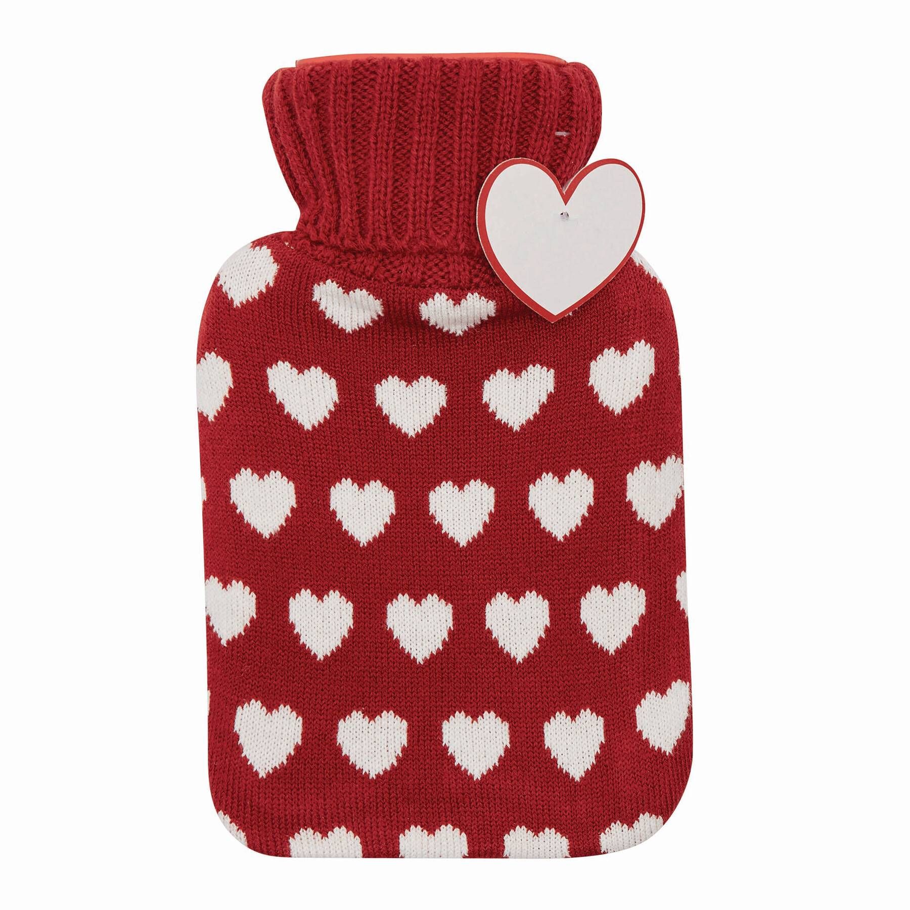Wärmflasche CUDDLE - rot - Herz-504