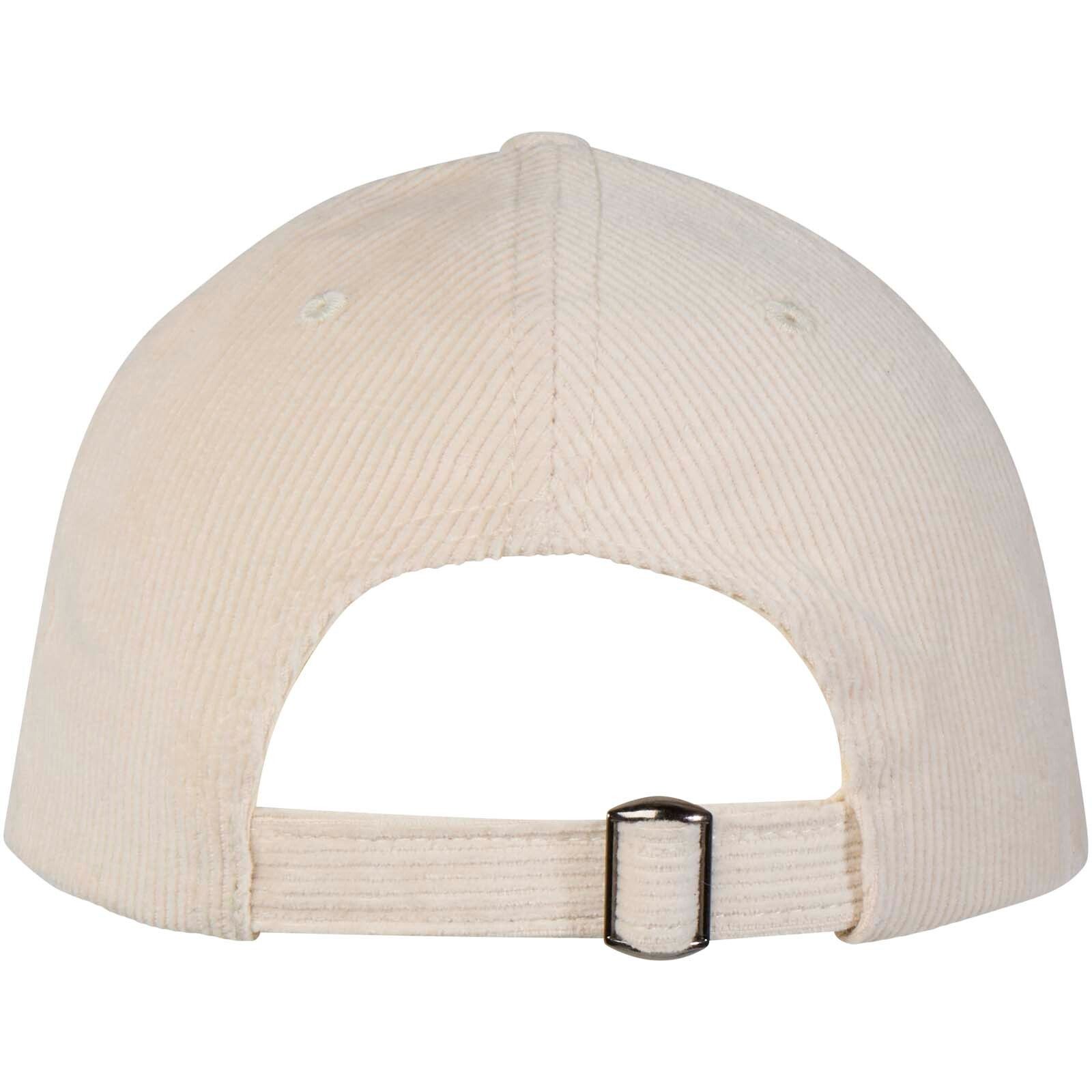 Hutton Cap aus recyceltem Cord mit 6 Segmenten - sandstone-921