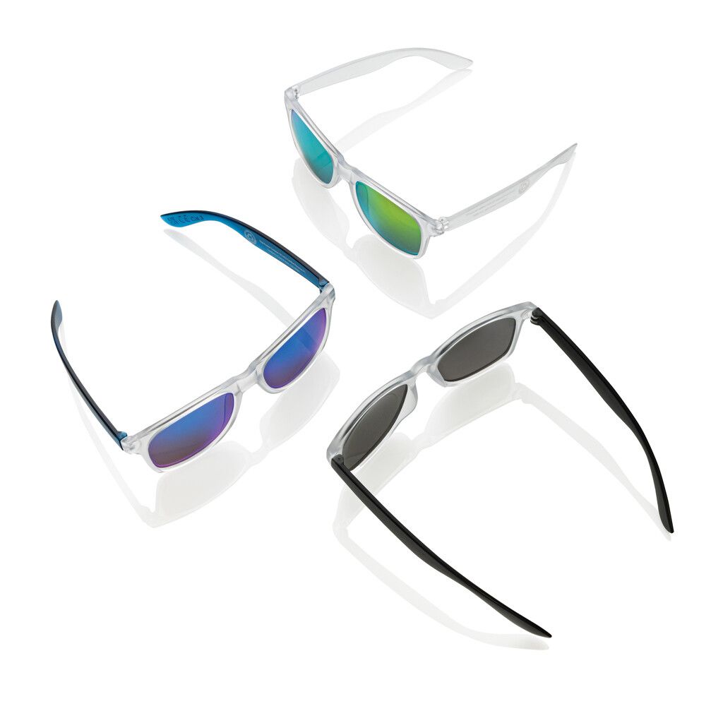 Gleam Sonnenbrille aus RCS rec. PC mit verspiegelten Gläsern - weiß-831