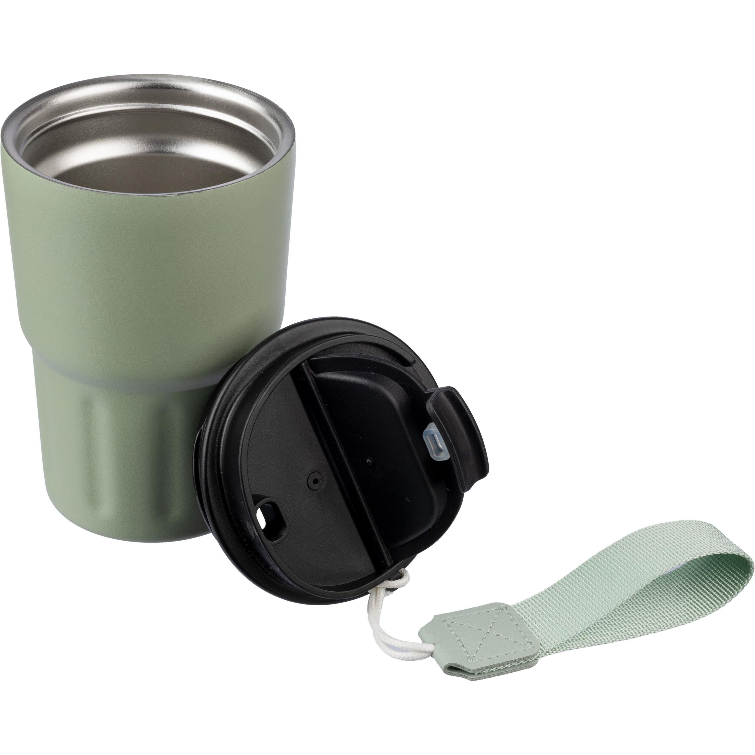 Doppelwandiger Becher aus Edelstahl Louisa - grau-567