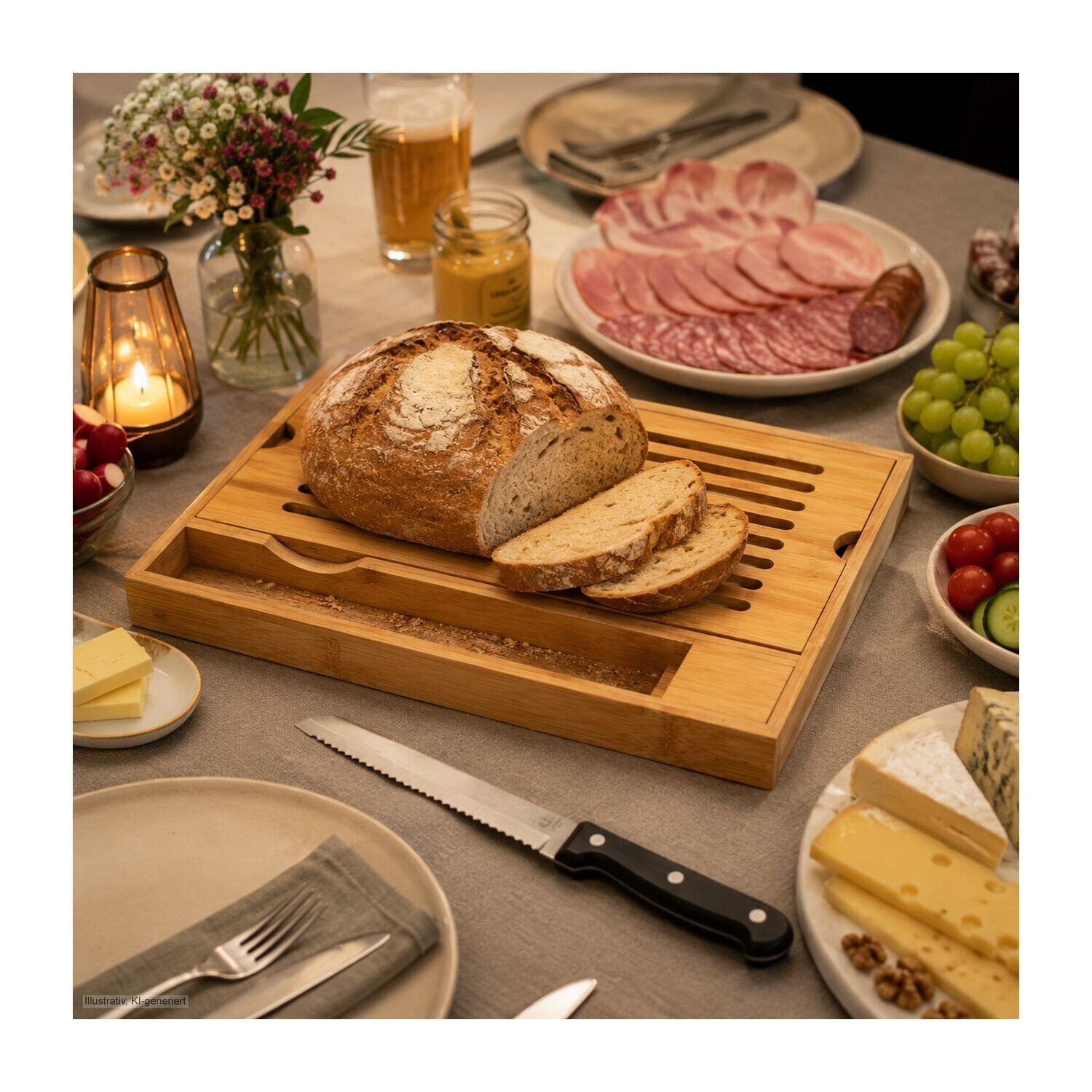 ROMINOX® Brotschneide-Set Krümel-691