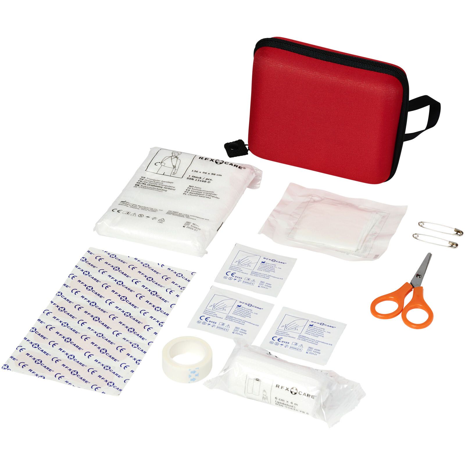 Healer 16-teiliges Erste-Hilfe-Set - rot -  weiss-78