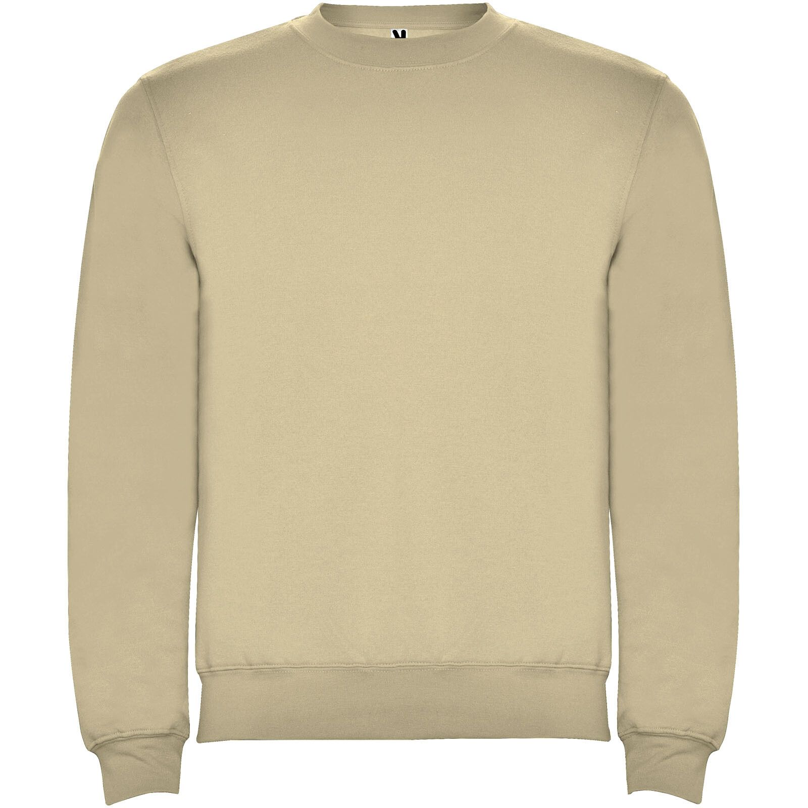 Clasica Sweatshirt mit Rundhalsausschnitt  - sand meliert - S-602