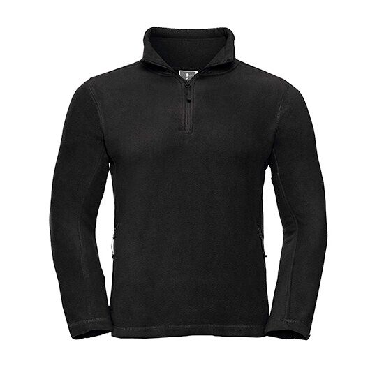 Quarter Zip Outdoor Fleece - black - S-94