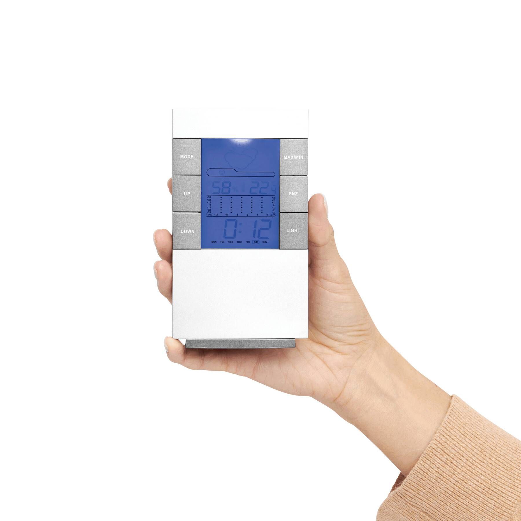 Wetterstation SUNNY TIMES - grau - silber-387