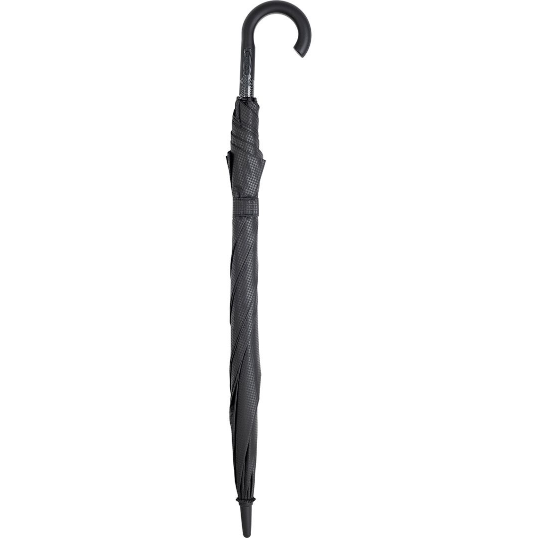 AC-Gästeschirm FARE® Carbon Style mit waterSAVE® Bezug Ø125 cm - schwarz-311