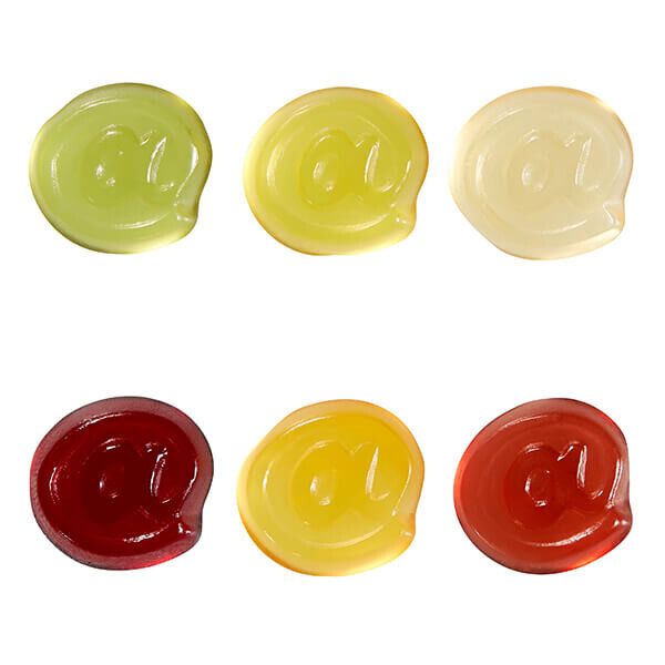Fruchtgummi 10g Tüten - @ Zeichen-526