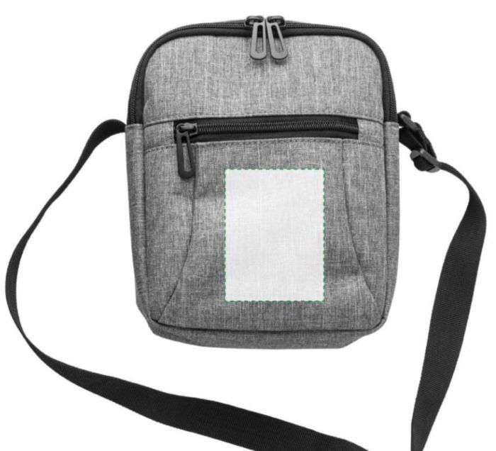 Veredelungsposition Tasche auf der Vorderseite