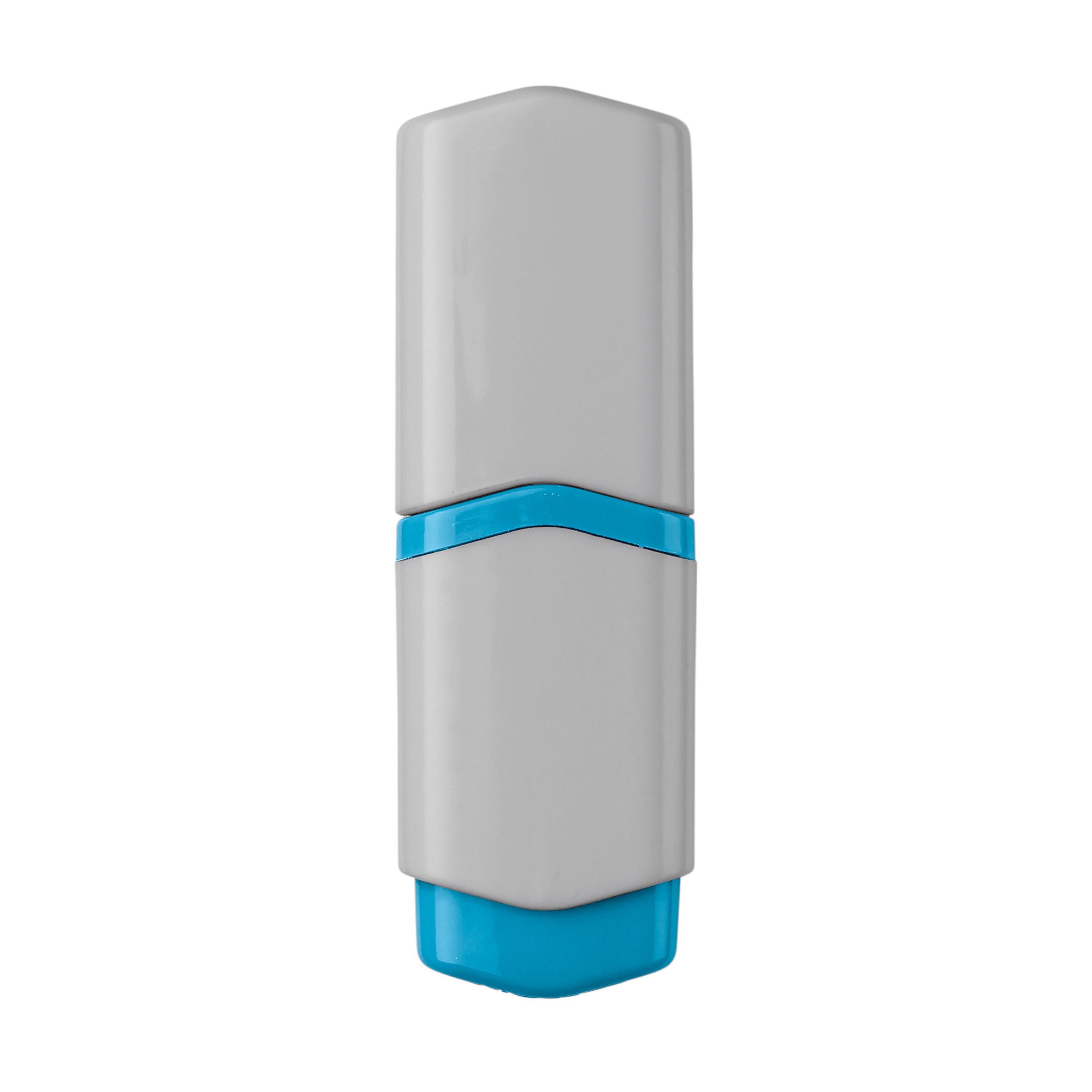 Textmarker Mini - weiss  -  blau-264