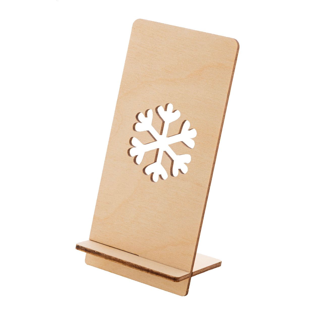 Kannykka Creative Weihnachtshandyhalter, Schneeflocke - natur-309