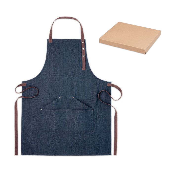 Küchenschürze Denim 240 g/m² DENIPUR - blau-301