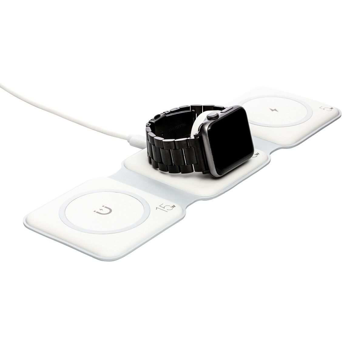 3-in-1 Fast Wireless Charger PORTANOVA - weiß-730
