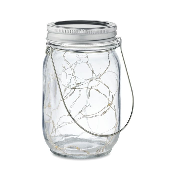 Solar-Licht im Glas POT LAMP - transparent-789