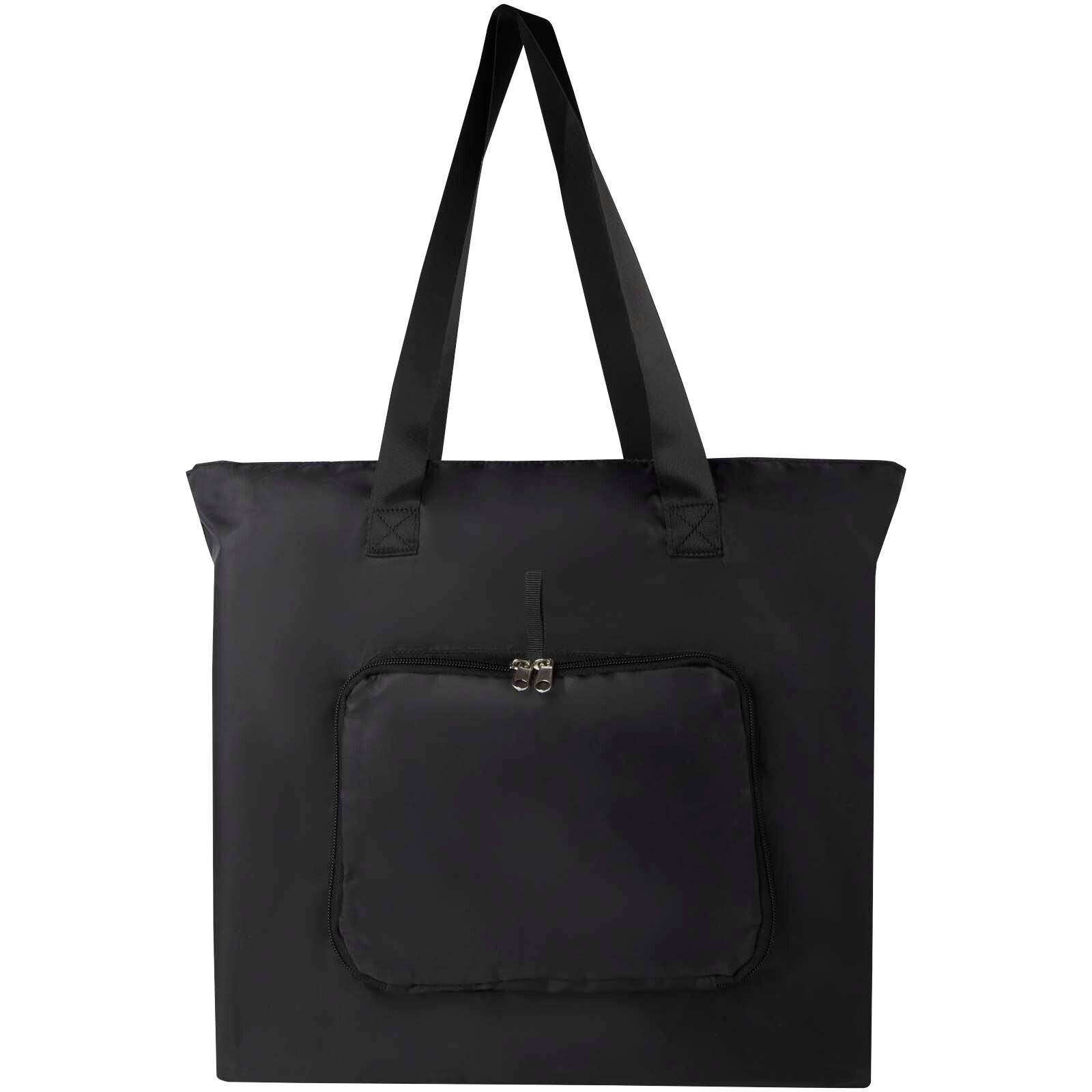 EcoFold faltbare RPET Tragetasche 16 L - schwarz-314