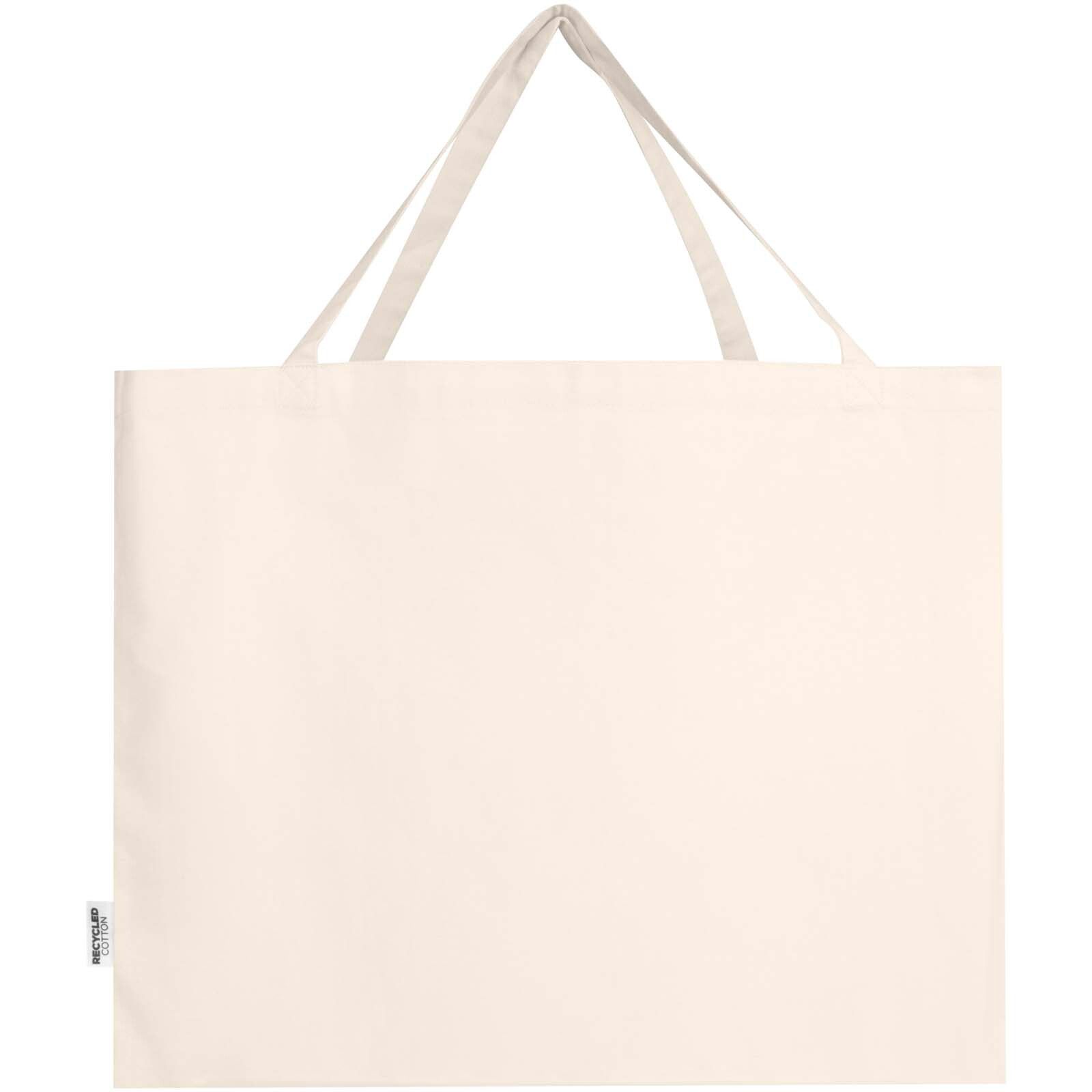 Odessa 220 g/m² Baumwoll Tragetasche aus GRS recycelter Baumwolle 40L - natur-215