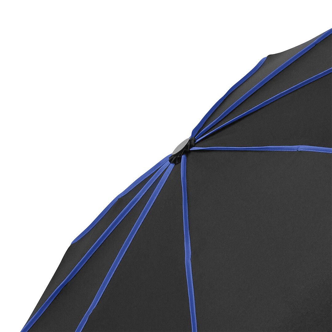 AOC-Oversize-Taschenschirm FARE® Seam Ø104 cm - schwarz - euroblau-346