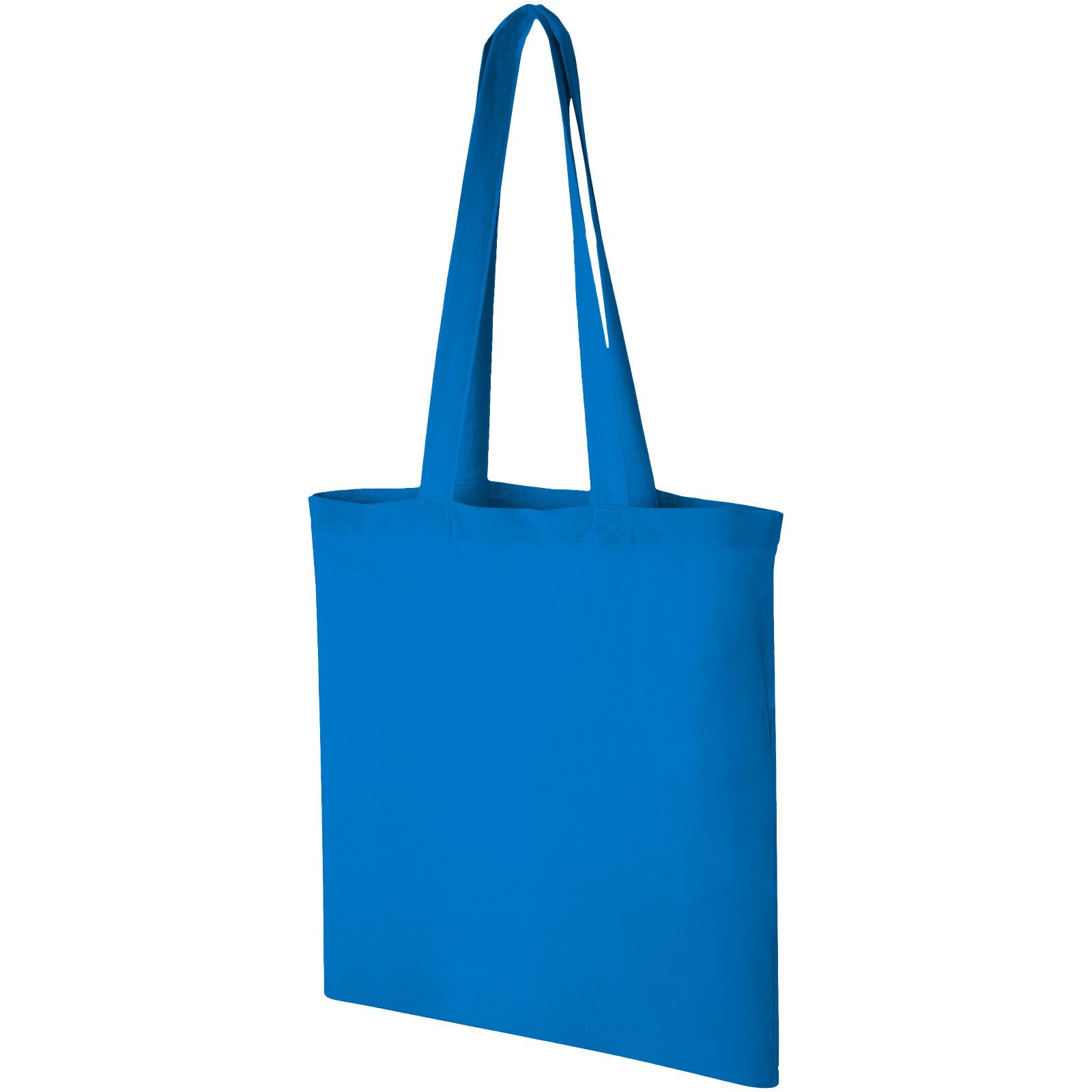Carolina 100 g/m² Baumwoll Tragetasche 7L - processblau-772
