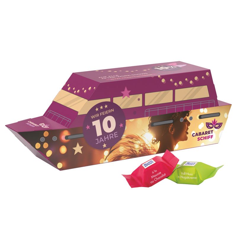 3D-Präsent Schiff, Ritter SPORT Schokowürfel-178