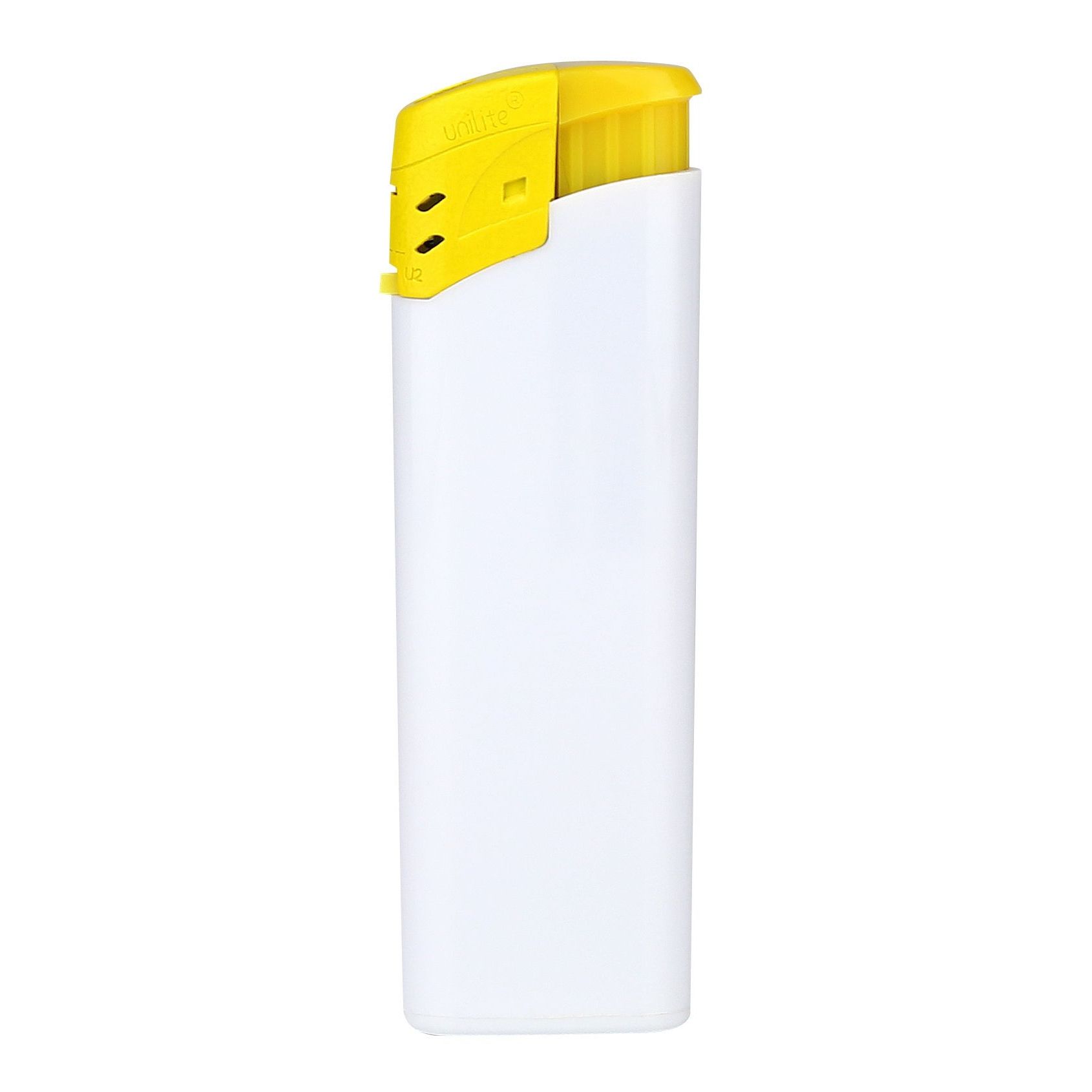 unilite® Elektronik-Feuerzeug U-15 - weiß - gelb-375