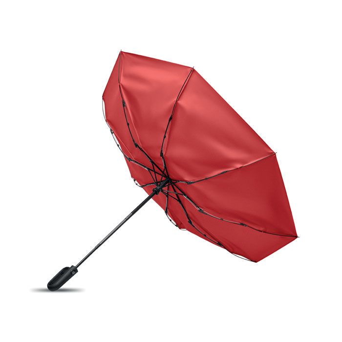 Windproof Regenschirm 21" UMKRAB - rot-392