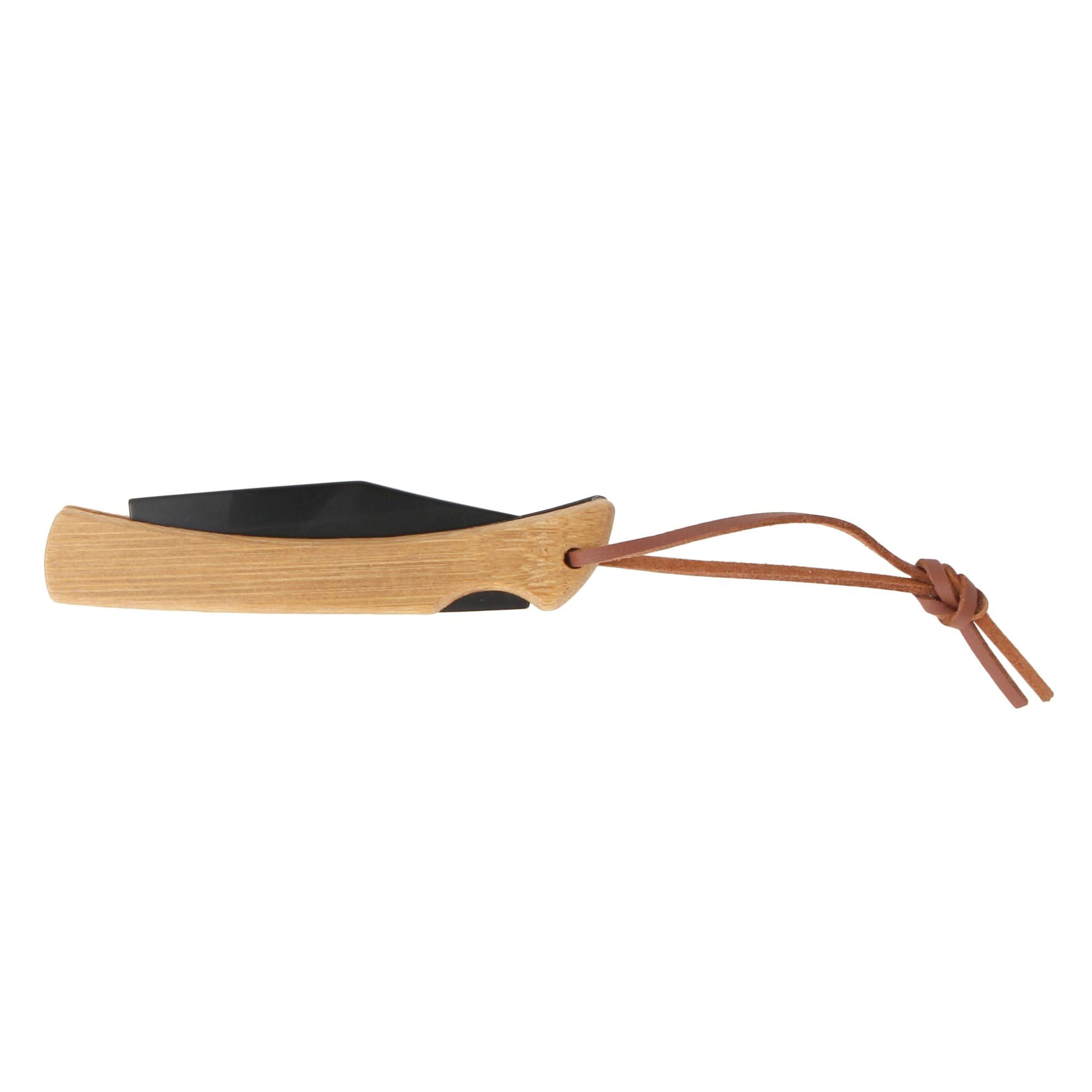Taschenmesser aus Bambus - schwarz-769