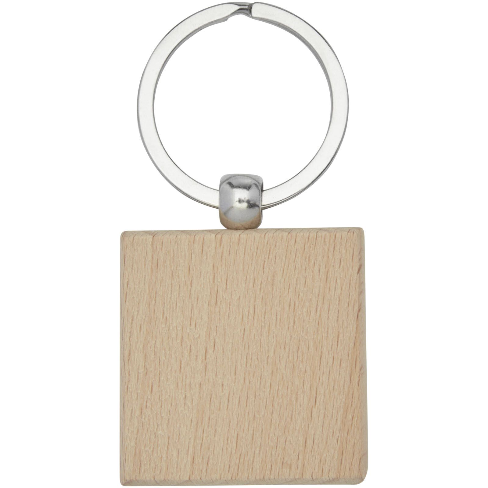 Gioia quadratischer Schlüsselanhänger aus Buchenholz - natur-203