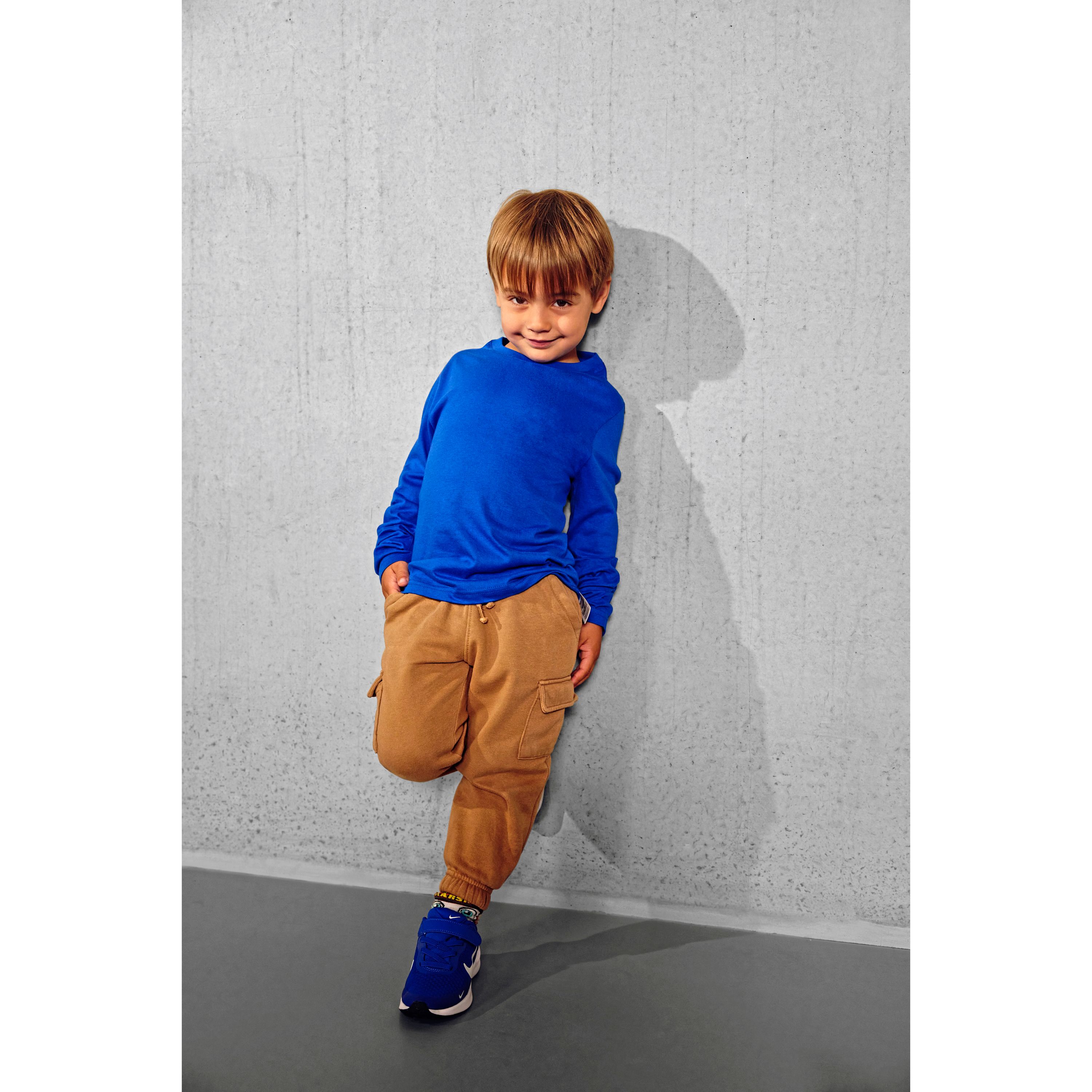 Kids #E150 Long Sleeve - sport grey heather - 15/16-812
