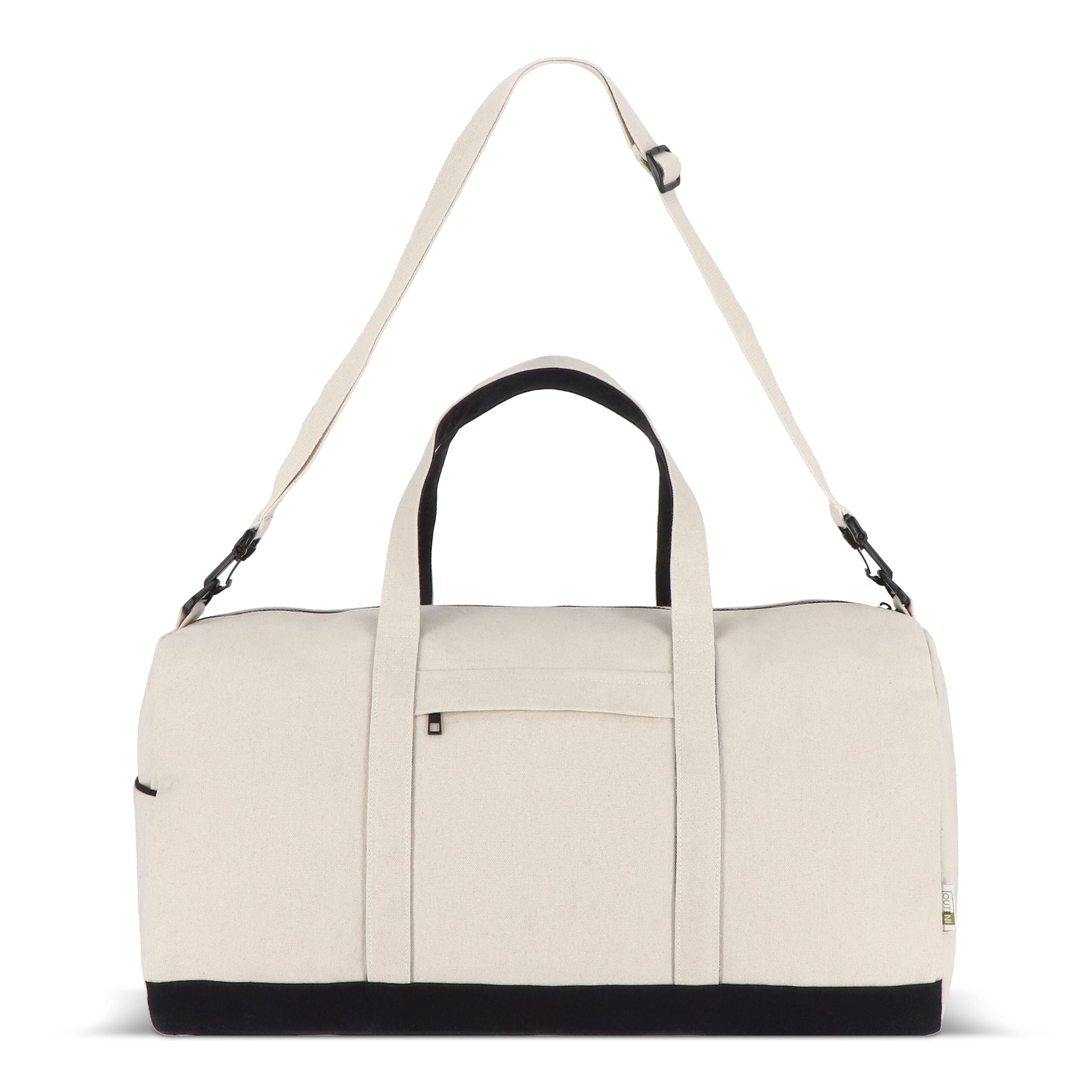 Reuuz Canvas Reise-/Sporttasche - beige - schwarz-413