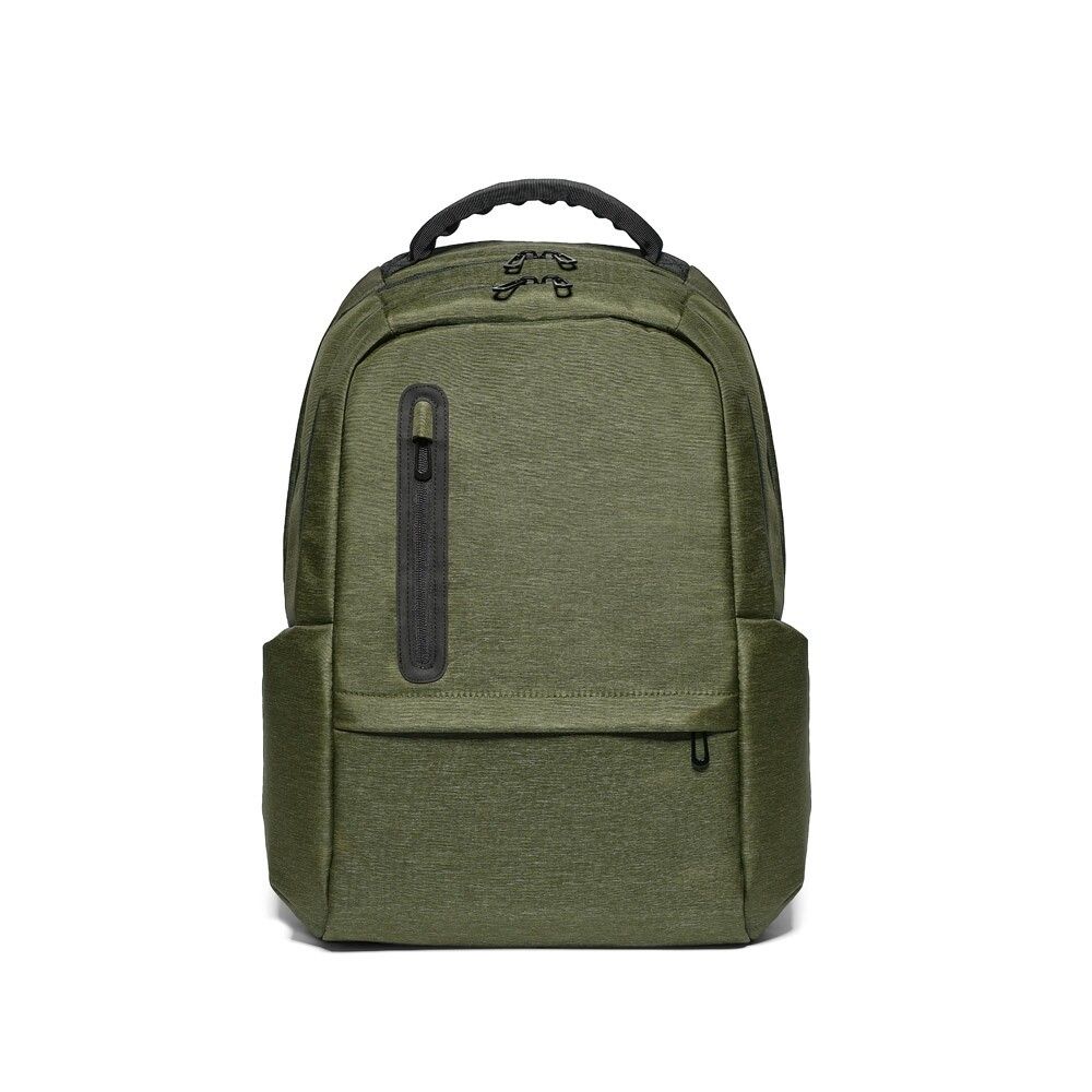BOSTON Wasserdichter 2Tone Nylon 17'' Laptop-Rucksack - dunkelgrün-109