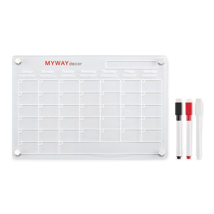 Magnetischer Monatsplaner PLANIT - transparent-120