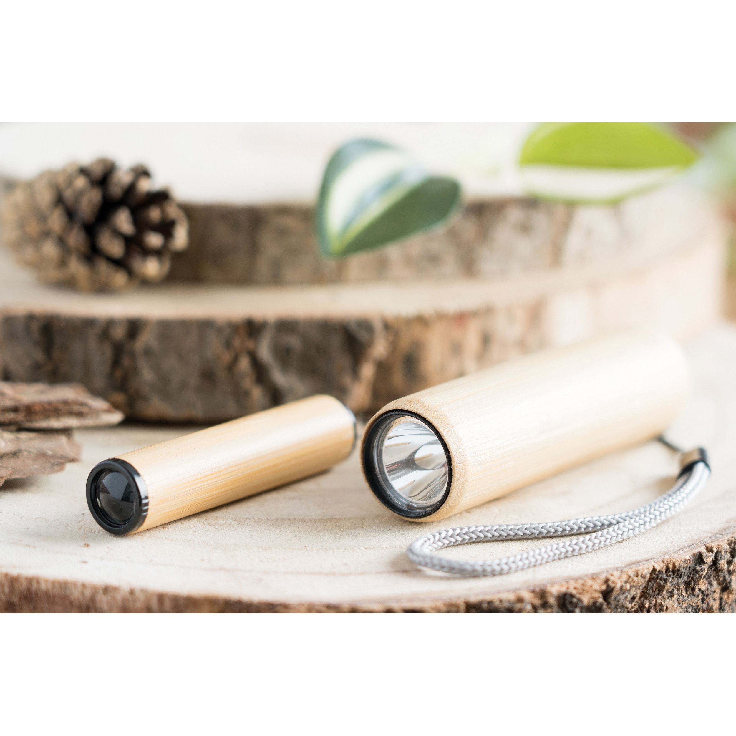 Bambus Taschenlampe Dundee - beige-593