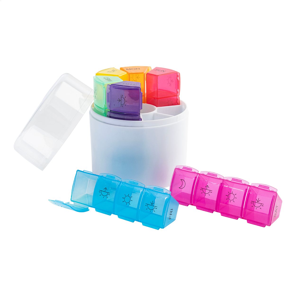 Everypill RABS Tablettendosenset - weiß-656