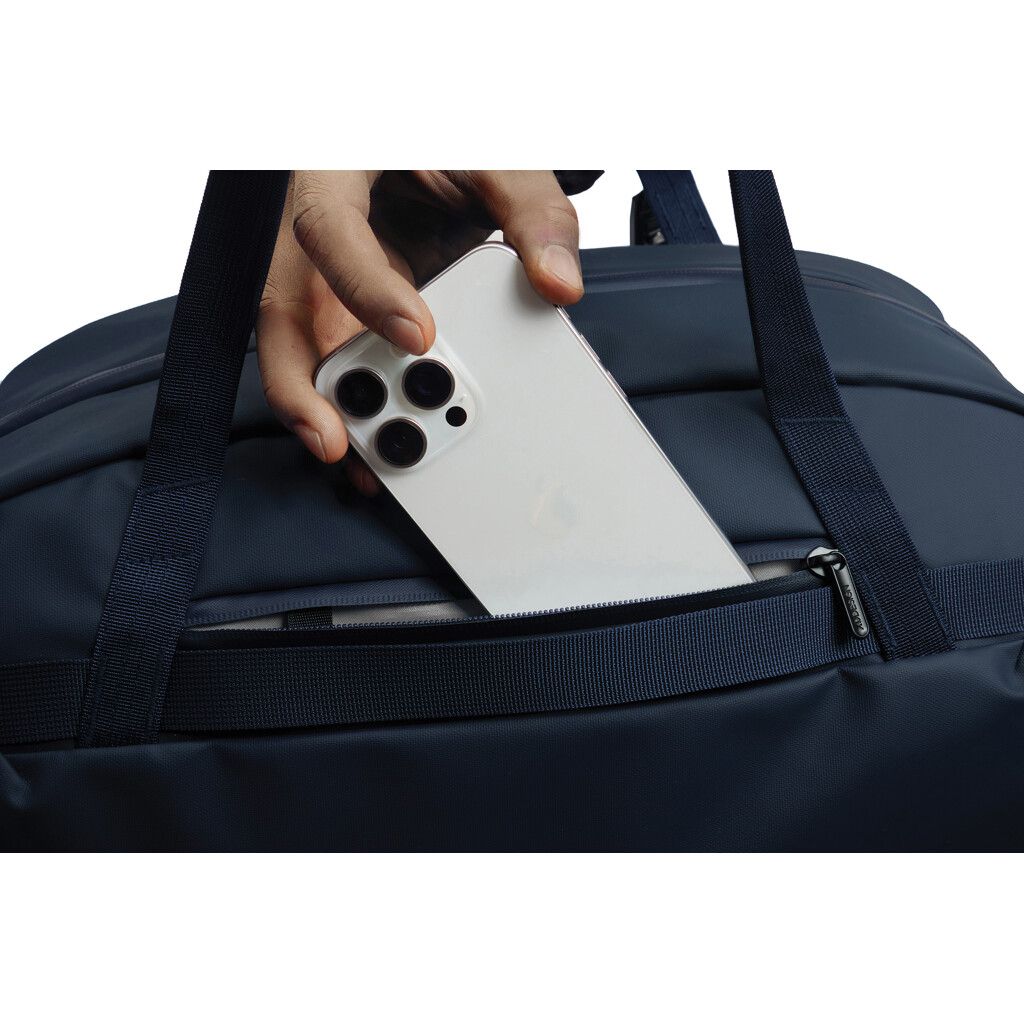 Urban wasserabweisende Wochenendtasche - navy blau-403